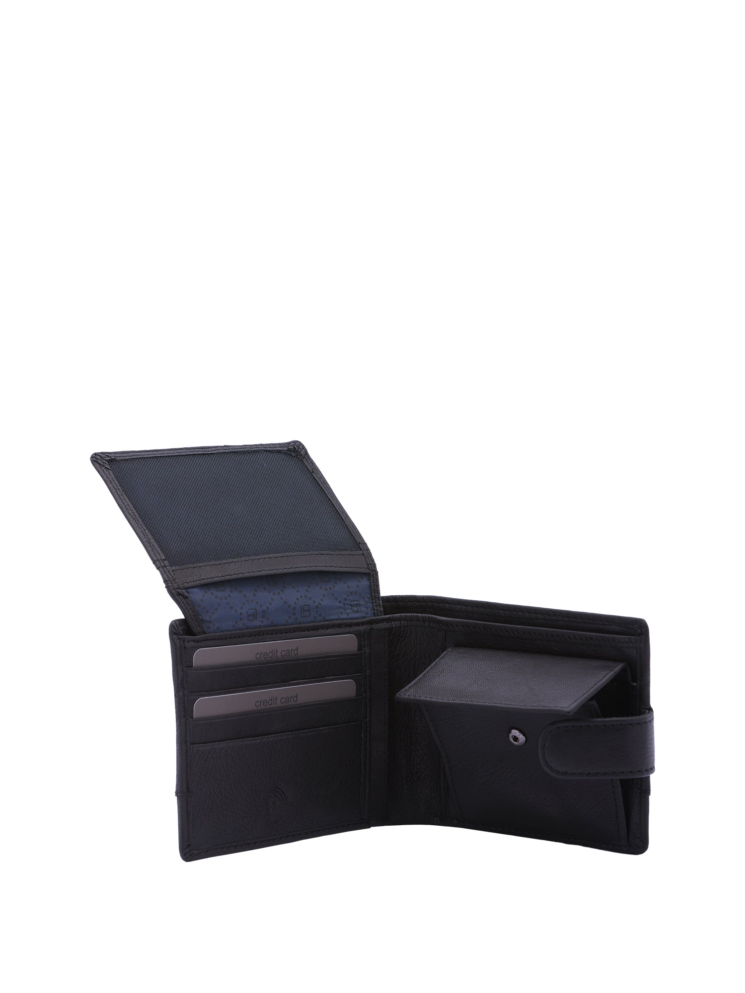 Portafoglio uomo in vera pelle Casual LB7611-56-NERO Laura Biagiotti