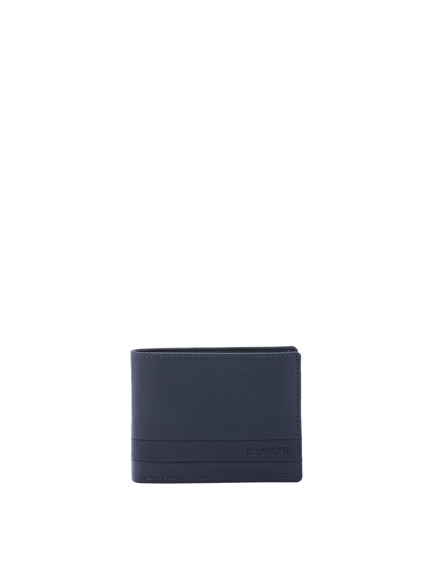 Portafoglio uomo in vera pelle Casual LB7632-04-BLU Laura Biagiotti