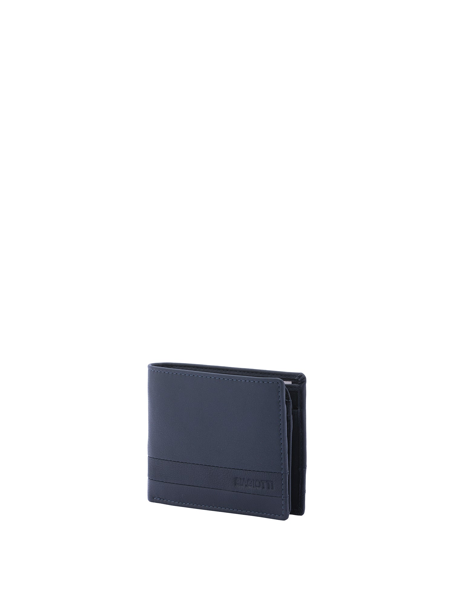 Portafoglio uomo in vera pelle Casual LB7632-04-BLU Laura Biagiotti