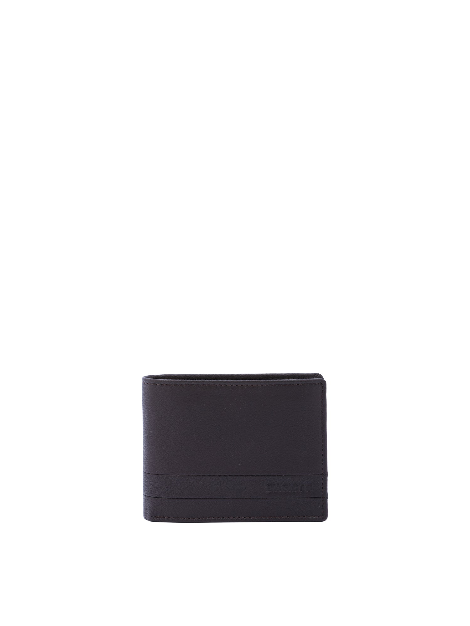Portafoglio uomo in vera pelle Casual LB7632-04-MARRONE SCURO Laura Biagiotti