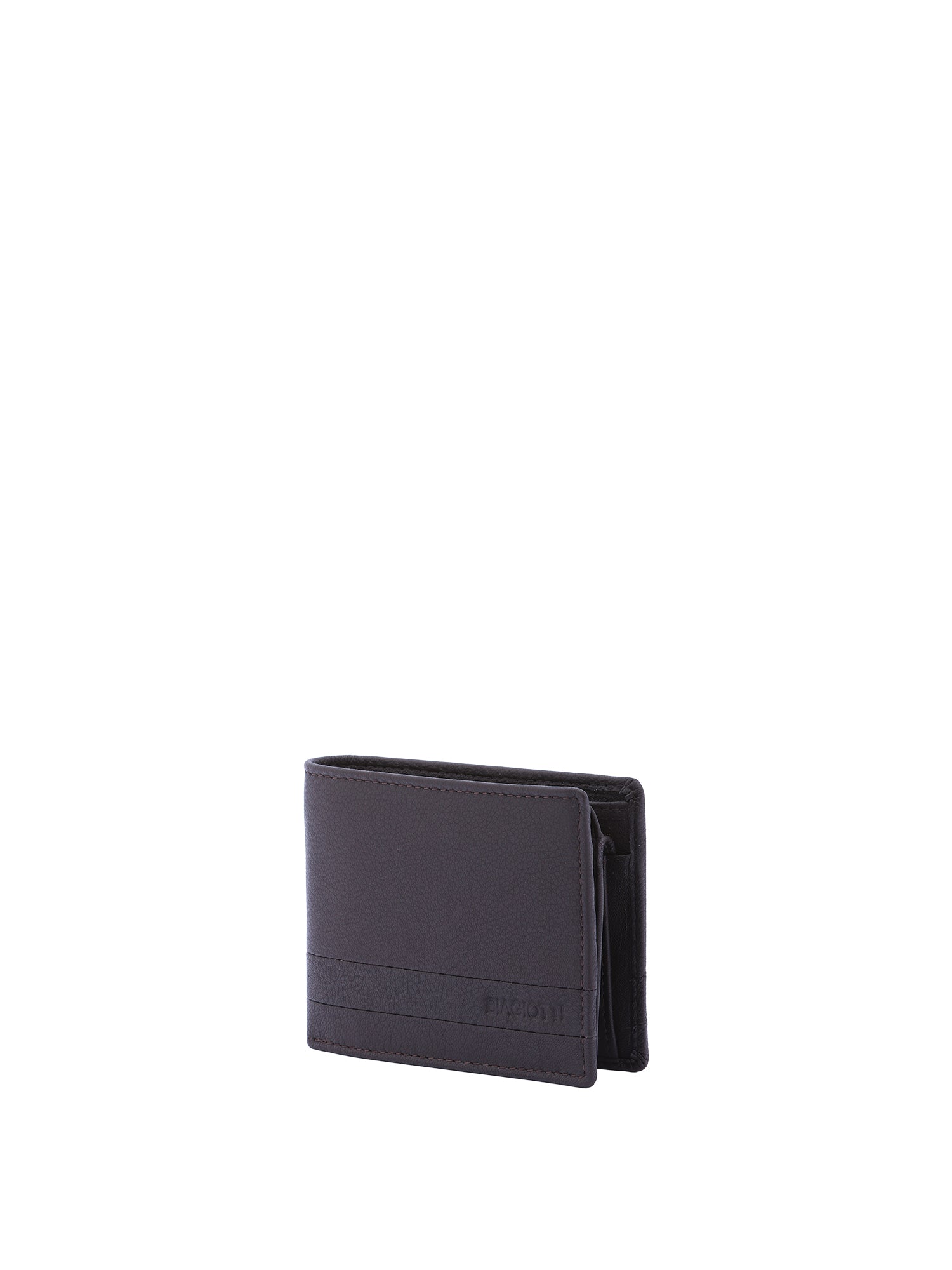 Portafoglio uomo in vera pelle Casual LB7632-04-MARRONE SCURO Laura Biagiotti