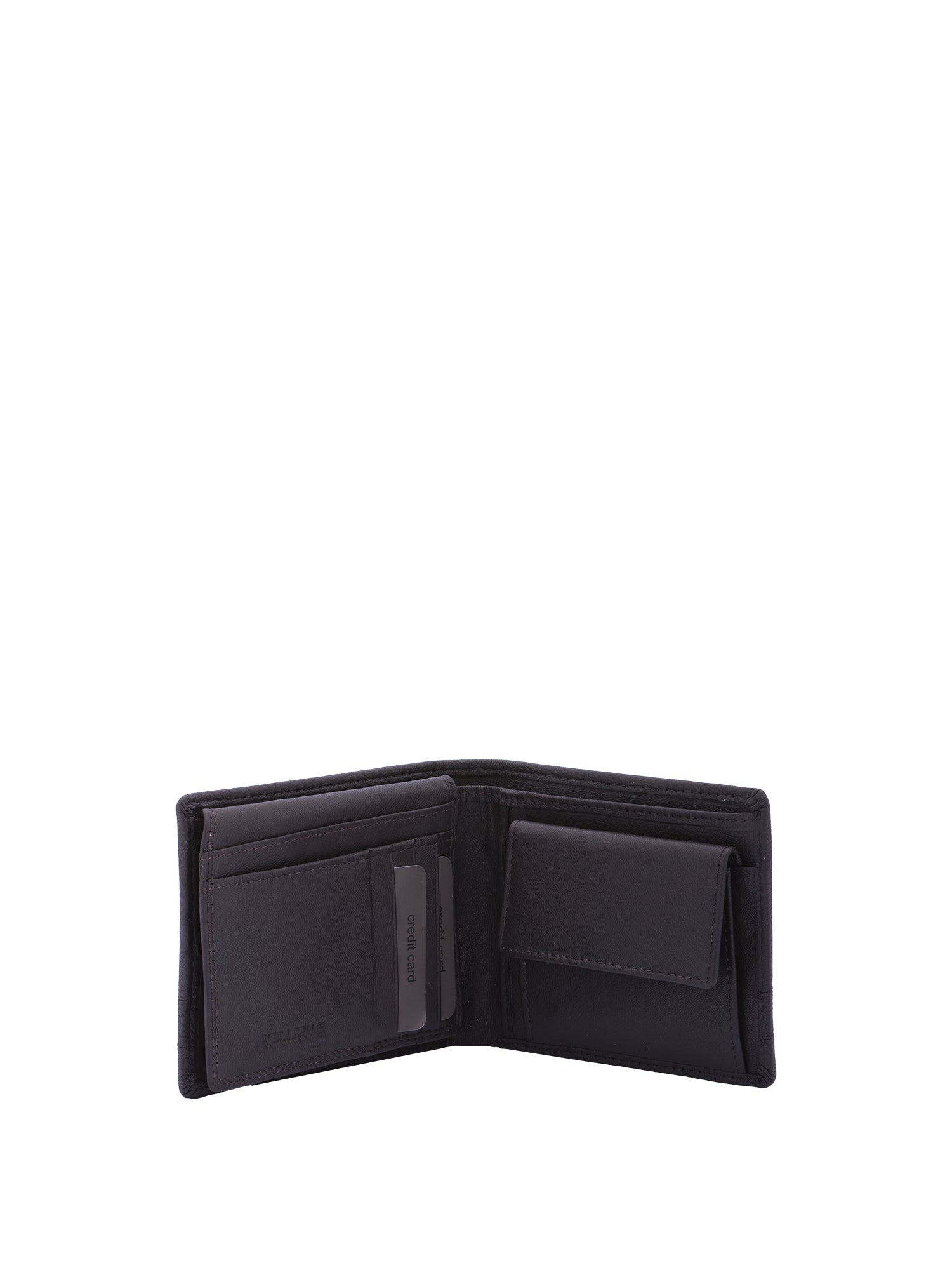 Portafoglio uomo in vera pelle Casual LB7632-04-MARRONE SCURO Laura Biagiotti