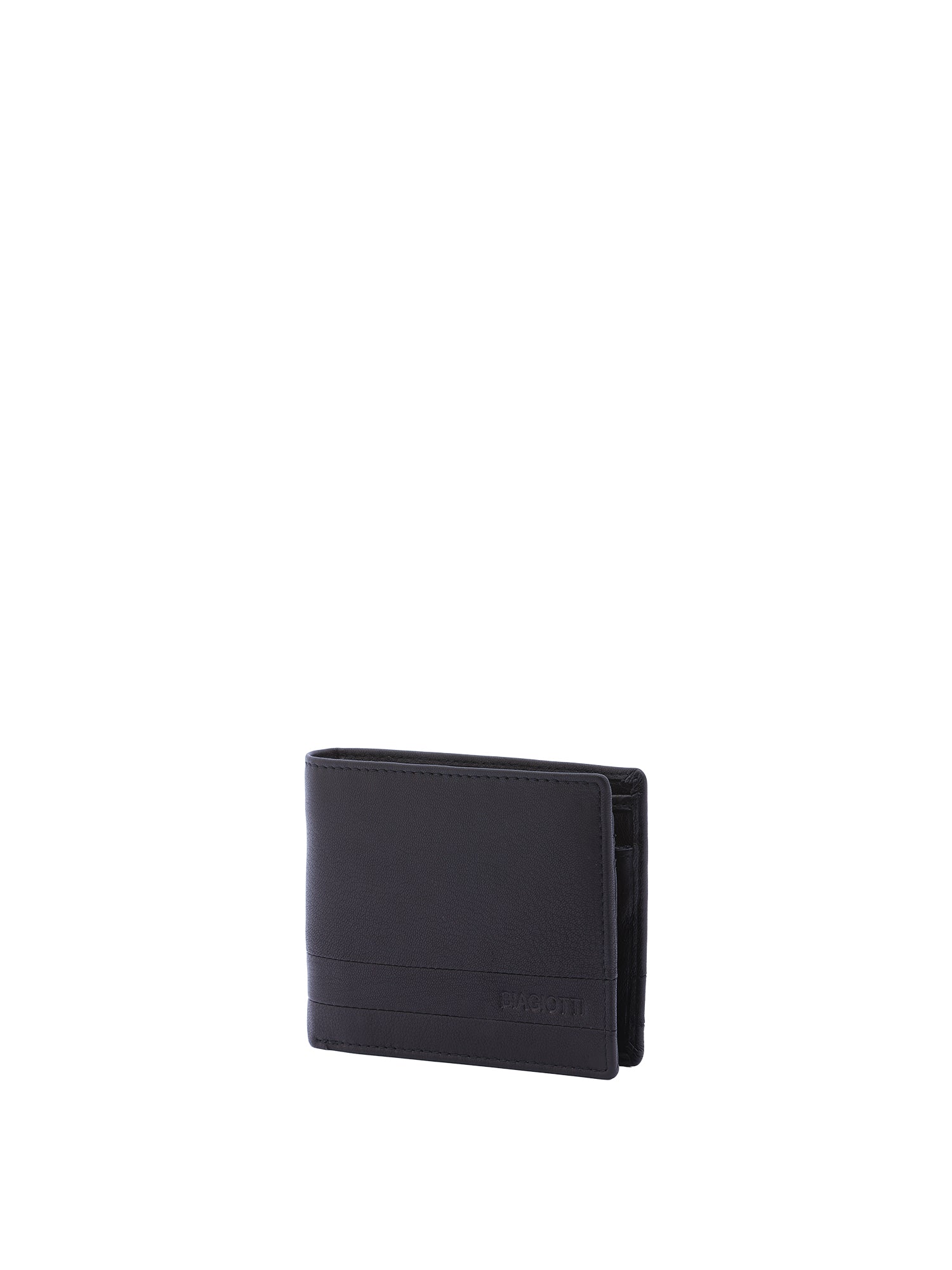 Portafoglio uomo in vera pelle Casual LB7632-04-NERO Laura Biagiotti