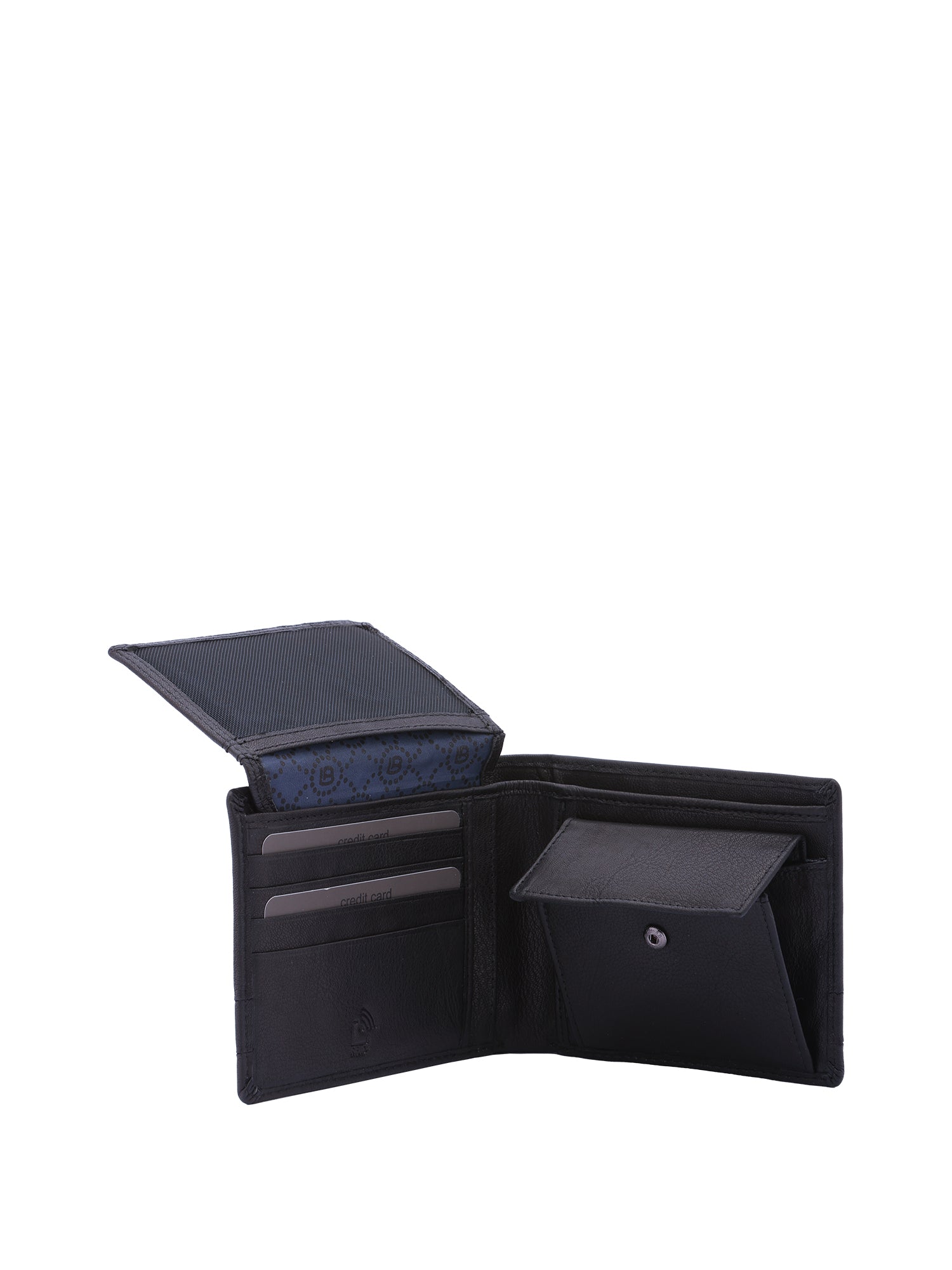 Portafoglio uomo in vera pelle Casual LB7632-04-NERO Laura Biagiotti