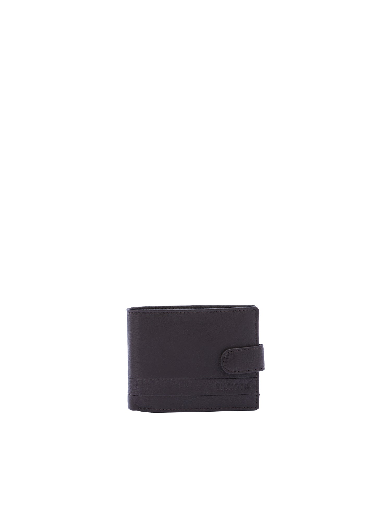 Portafoglio uomo in vera pelle Casual LB7632-56-MARRONE SCURO Laura Biagiotti