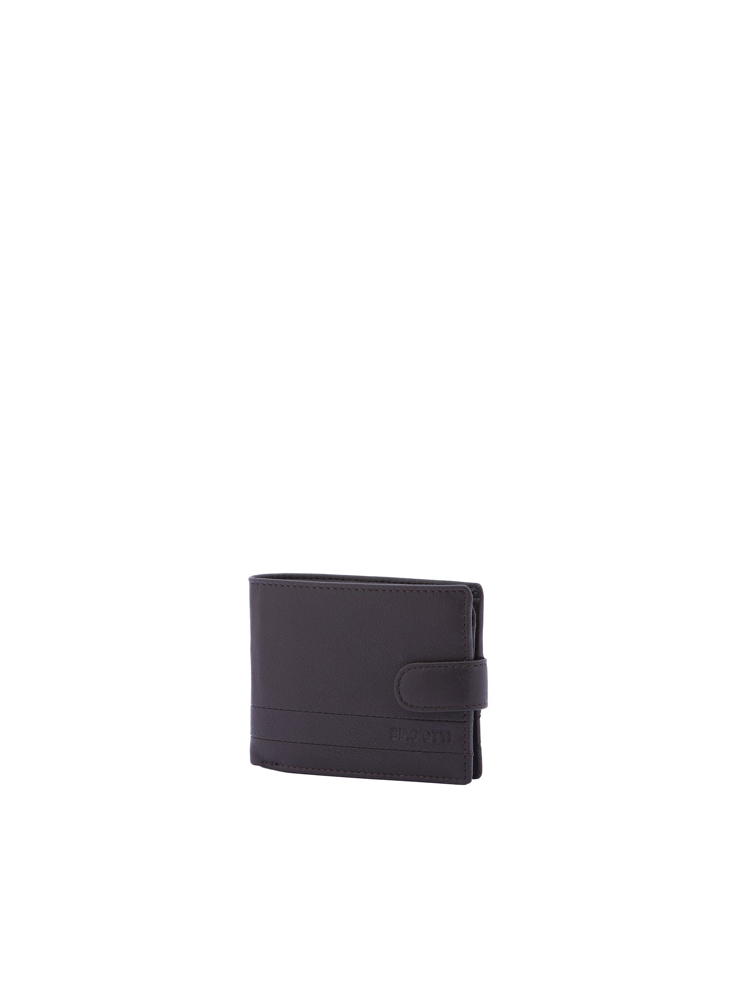 Portafoglio uomo in vera pelle Casual LB7632-56-MARRONE SCURO Laura Biagiotti