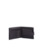 Portafoglio uomo in vera pelle Casual LB7632-56-MARRONE SCURO Laura Biagiotti