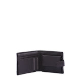 Portafoglio uomo in vera pelle Casual LB7632-56-MARRONE SCURO Laura Biagiotti