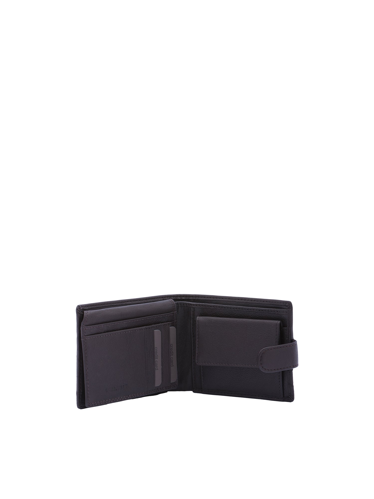Portafoglio uomo in vera pelle Casual LB7632-56-MARRONE SCURO Laura Biagiotti