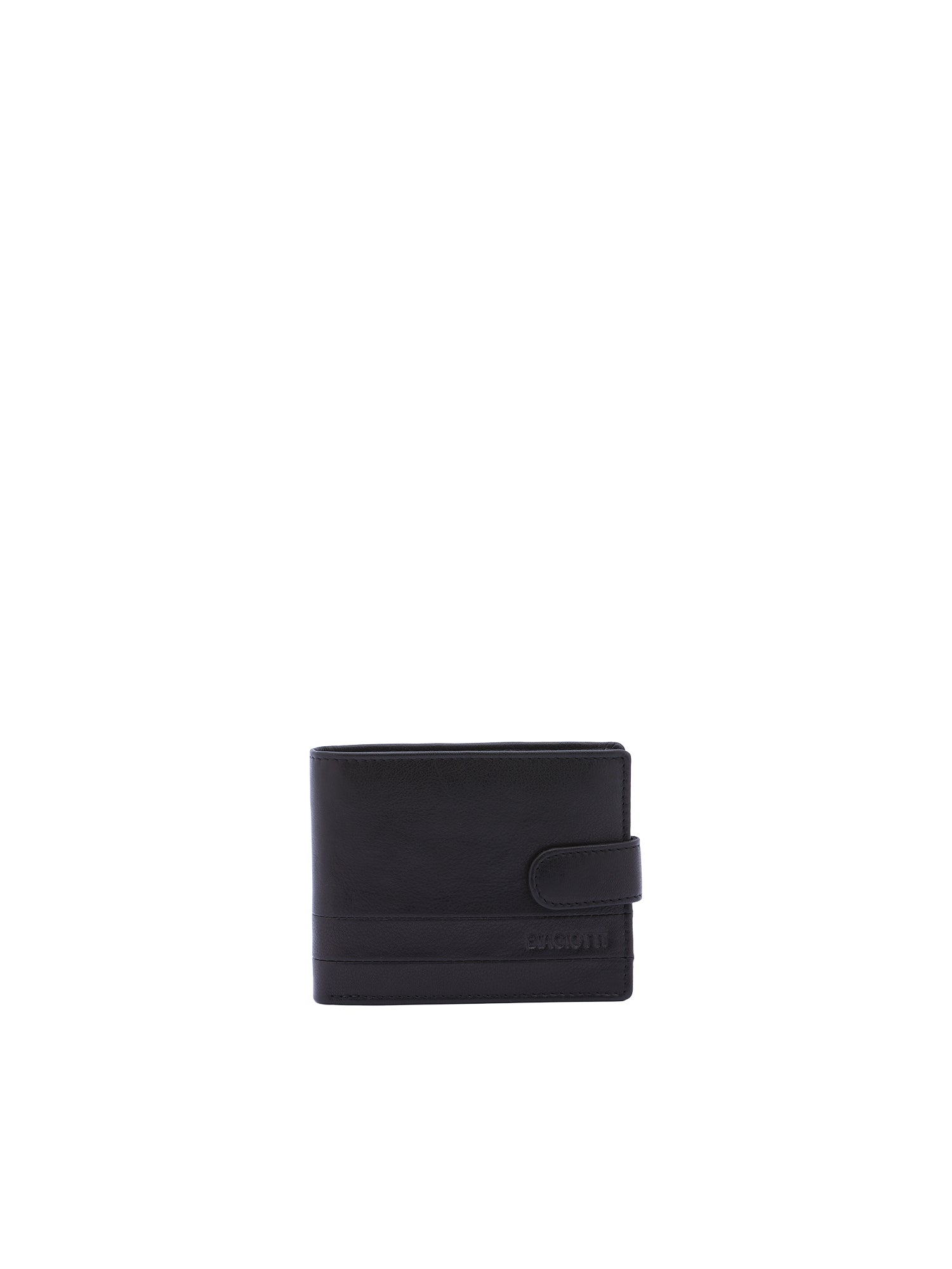 Portafoglio uomo in vera pelle Casual LB7632-56-NERO Laura Biagiotti