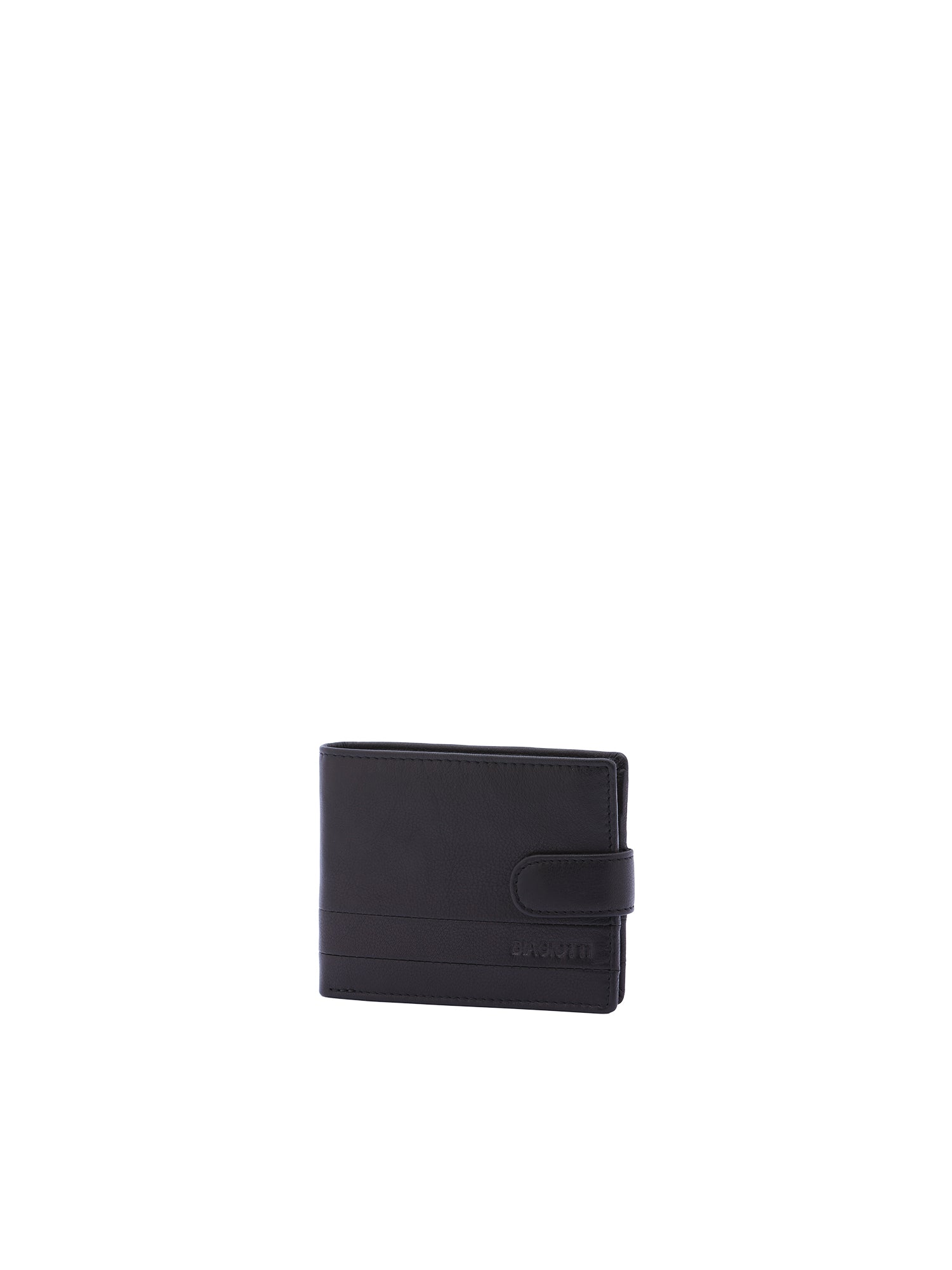Portafoglio uomo in vera pelle Casual LB7632-56-NERO Laura Biagiotti