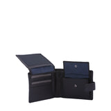 Portafoglio uomo in vera pelle Casual LB7632-56-NERO Laura Biagiotti