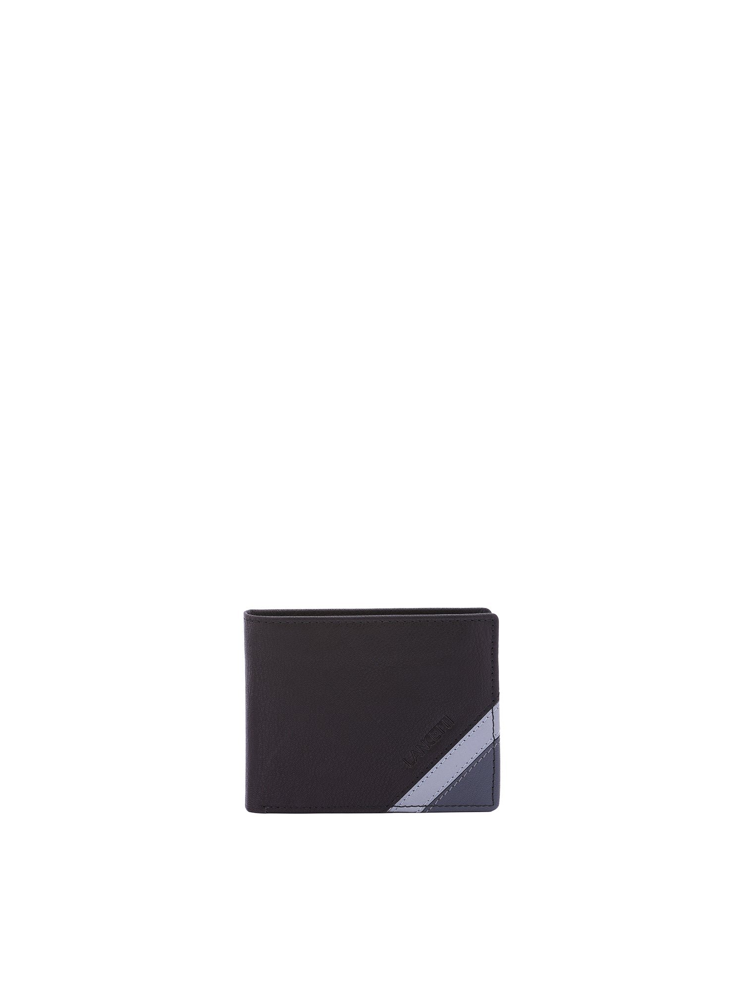 Portafoglio uomo in vera pelle Casual LL7602-04-NERO Lancetti