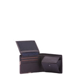 Portafoglio uomo in vera pelle Casual LL7602-44-MARRONE SCURO Lancetti