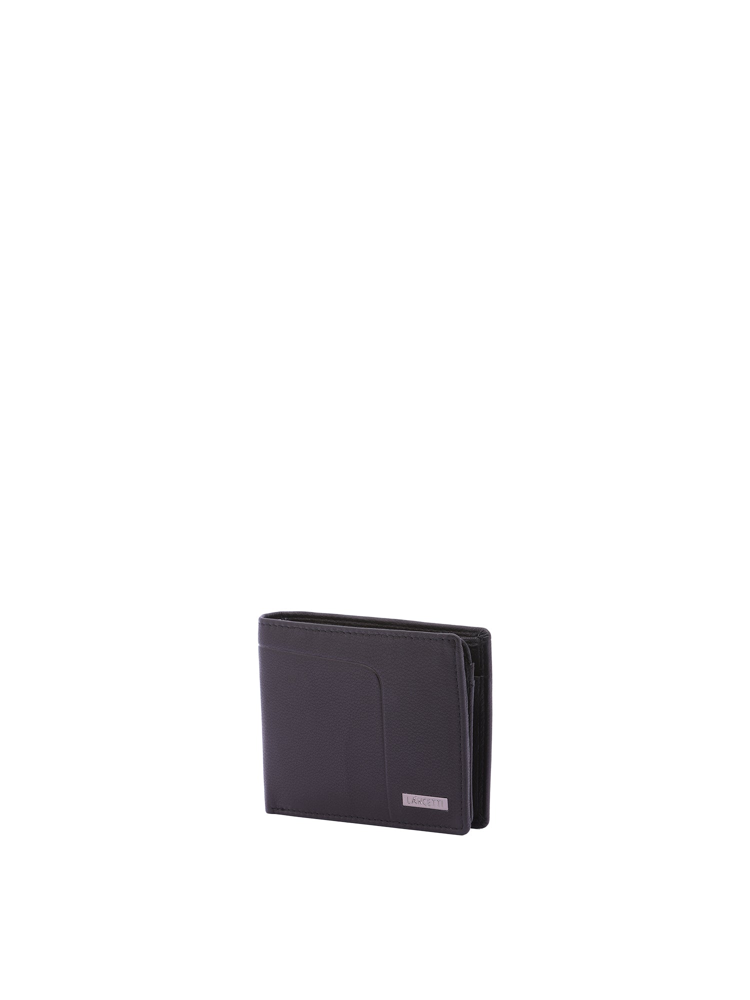 Portafoglio uomo in vera pelle Casual LL7631-04-NERO Lancetti