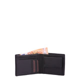 Portafoglio uomo in vera pelle Casual LL7631-04-NERO Lancetti
