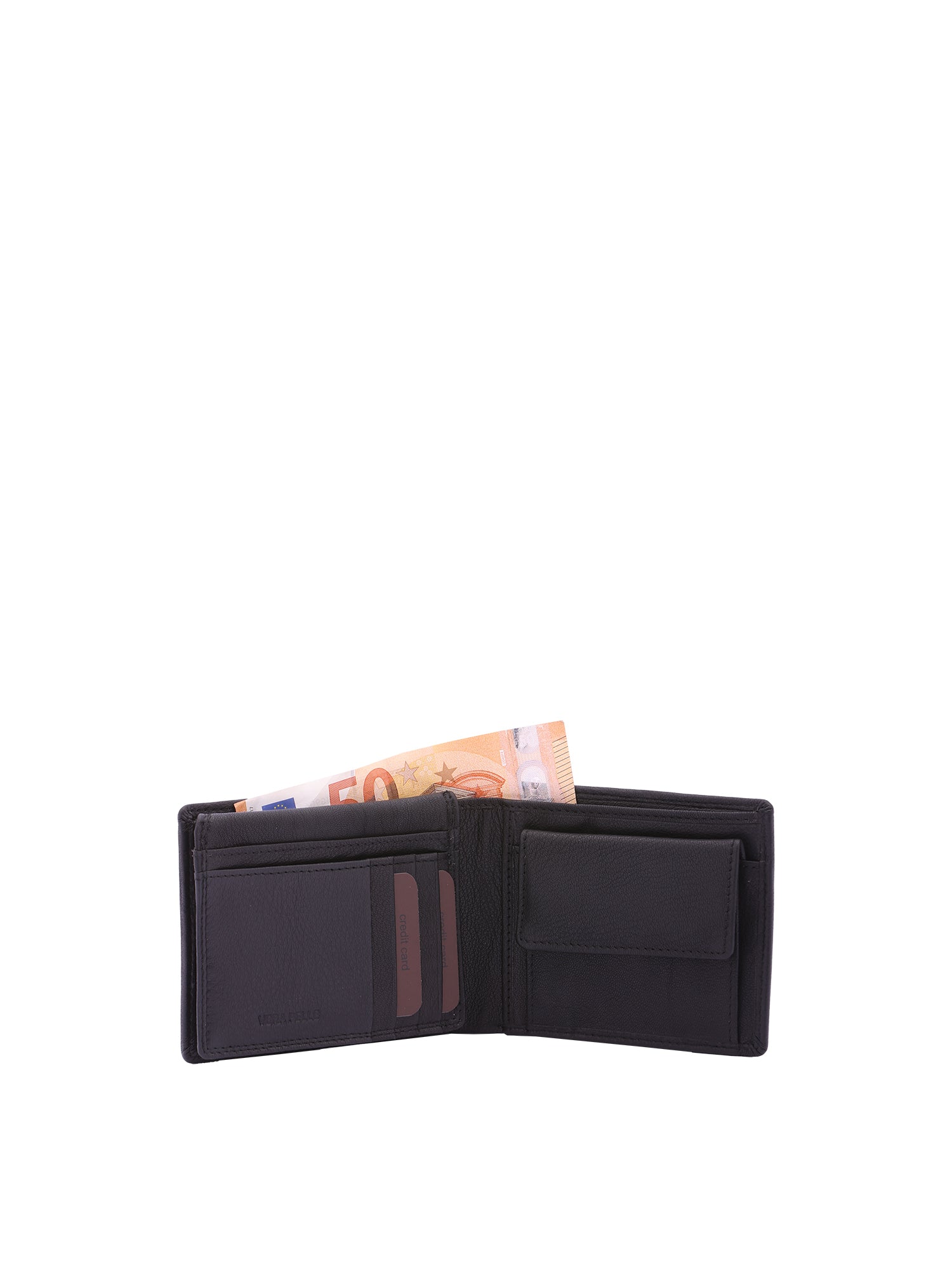 Portafoglio uomo in vera pelle Casual LL7631-04-NERO Lancetti