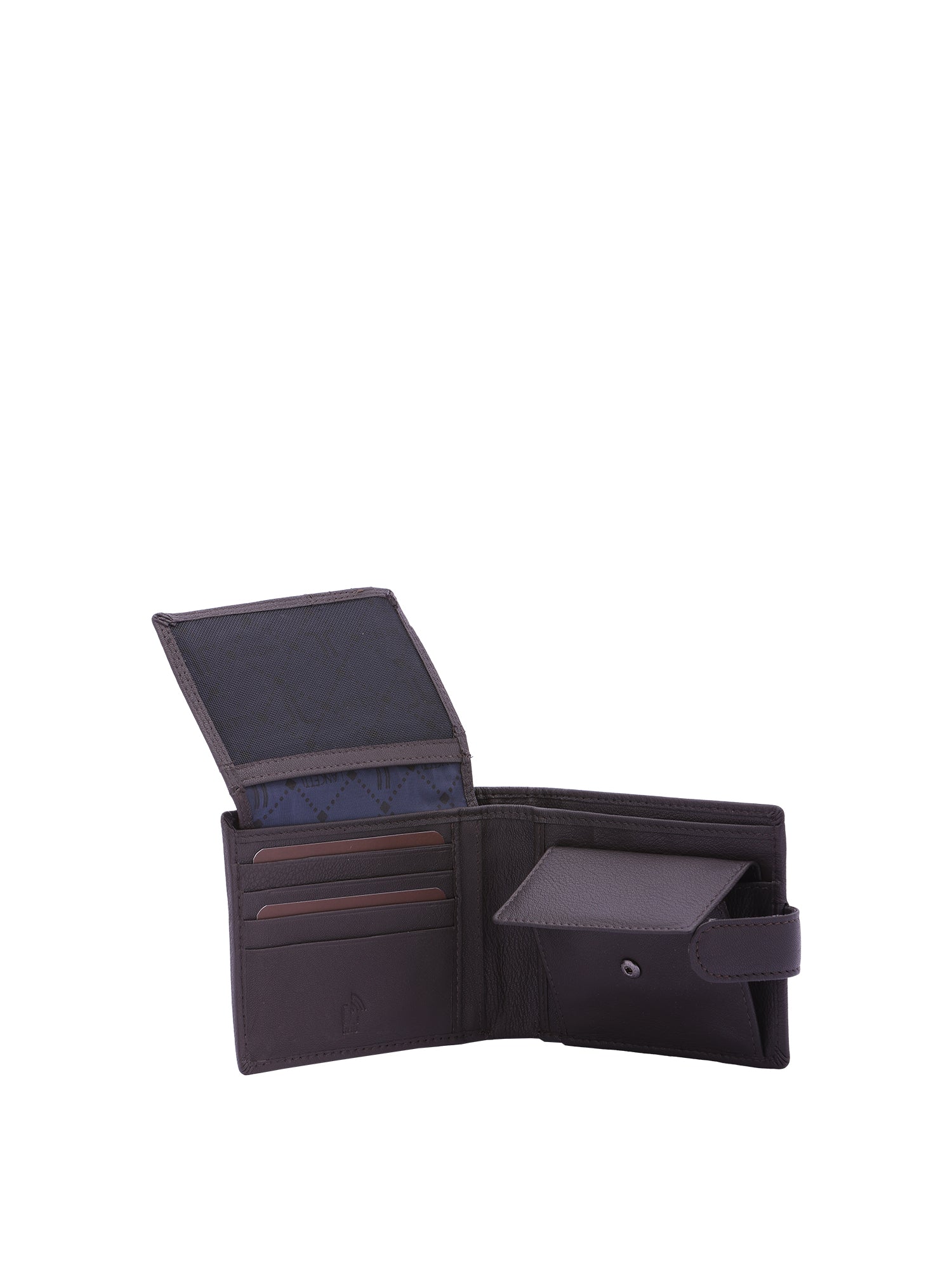 Portafoglio uomo in vera pelle Casual LL7631-56-MARRONE SCURO Lancetti