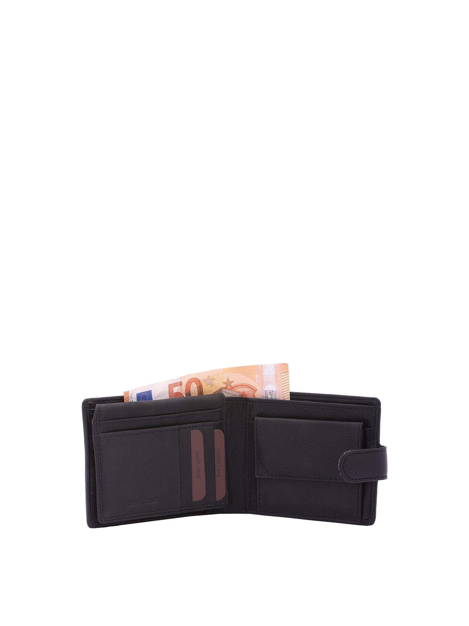 Portafoglio uomo in vera pelle Casual LL7631-56-NERO Lancetti