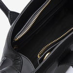 Borsa a mano da donna 100% PVC MARYLYN-BLACK-GOLD Marc Ellis