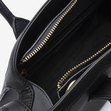 Borsa a mano da donna 100% PVC MARYLYN-BLACK-GOLD Marc Ellis