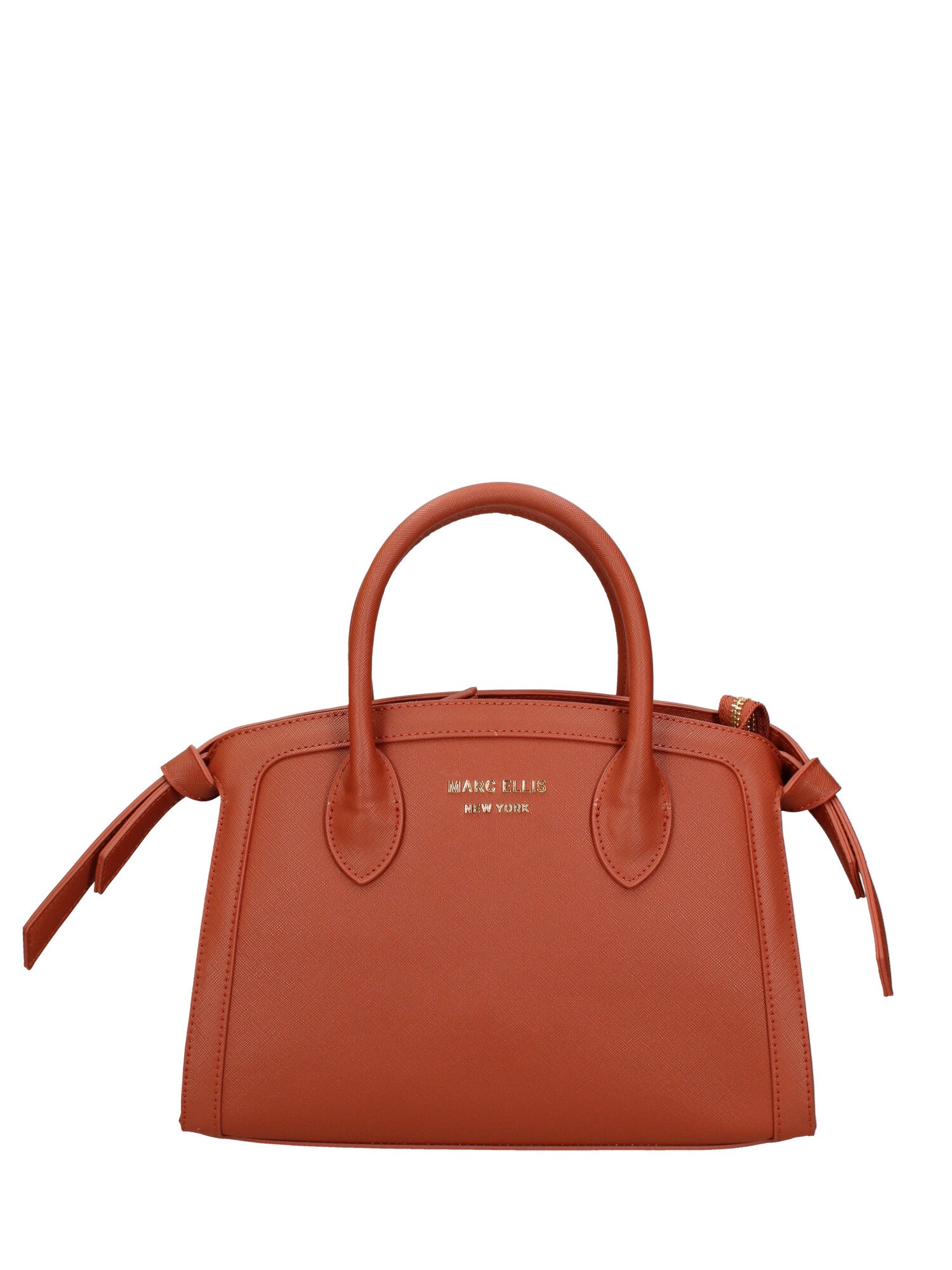 Borsa a mano da donna 100% PVC MARYLYN-DARK RUST Marc Ellis