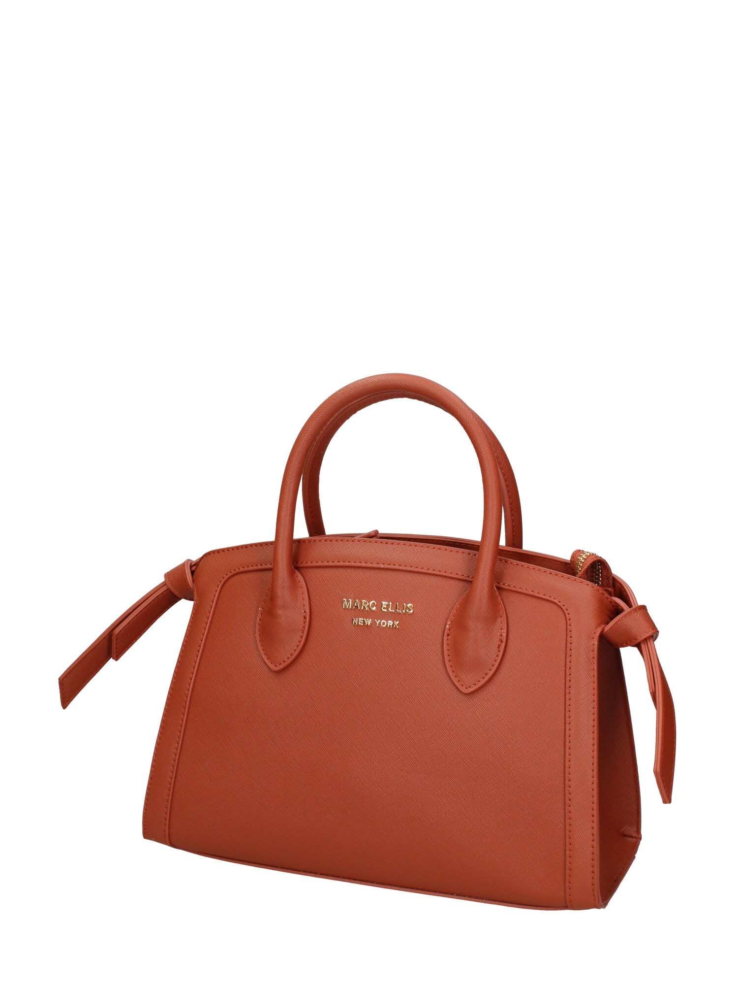 Borsa a mano da donna 100% PVC MARYLYN-DARK RUST Marc Ellis