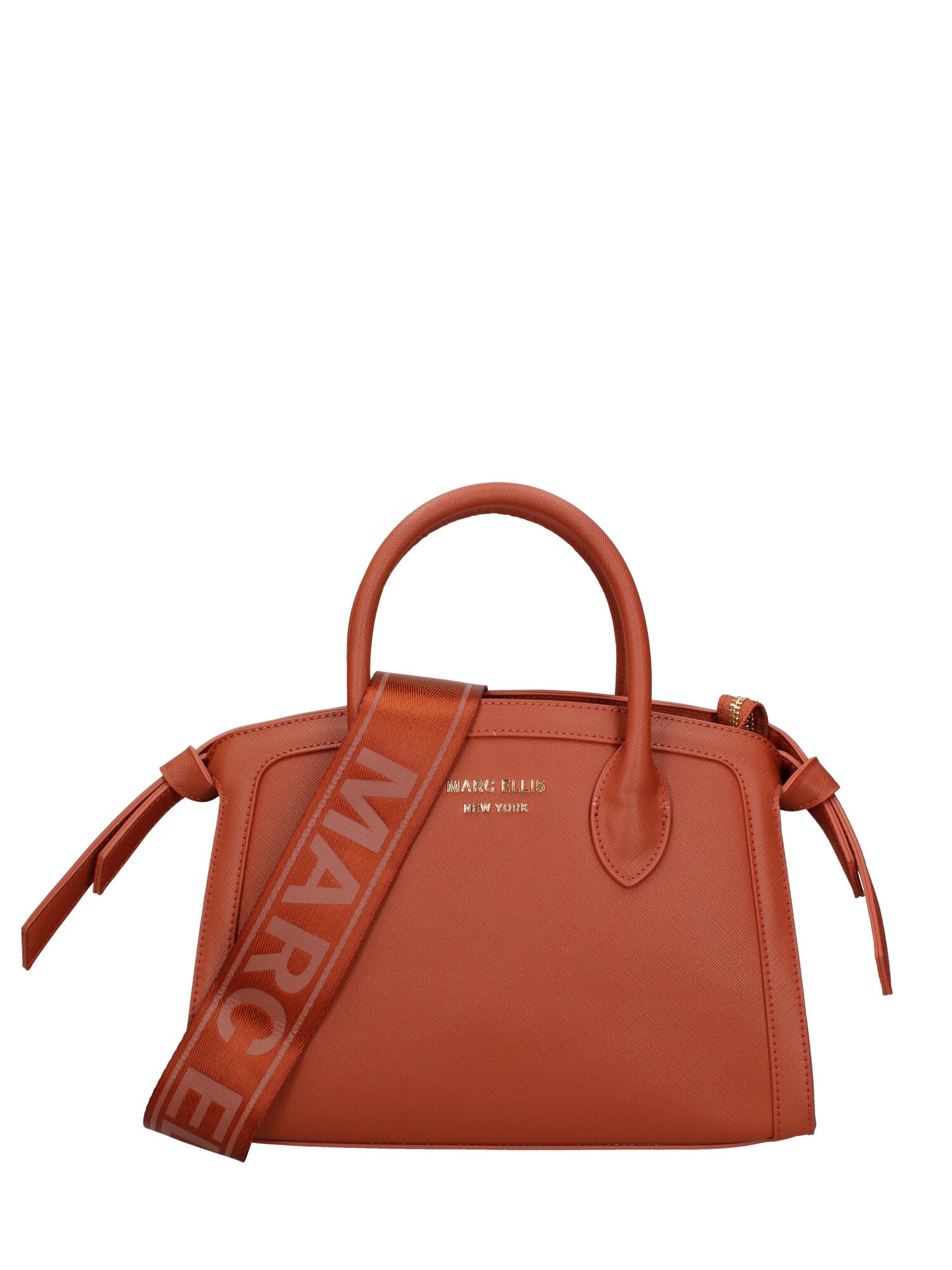 Borsa a mano da donna 100% PVC MARYLYN-DARK RUST Marc Ellis