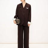 Pantaloni MC55 | Rosso scuro