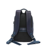 Zaino uomo in poliuretano Casual MO-01IC- BLUE MATT Momo Design