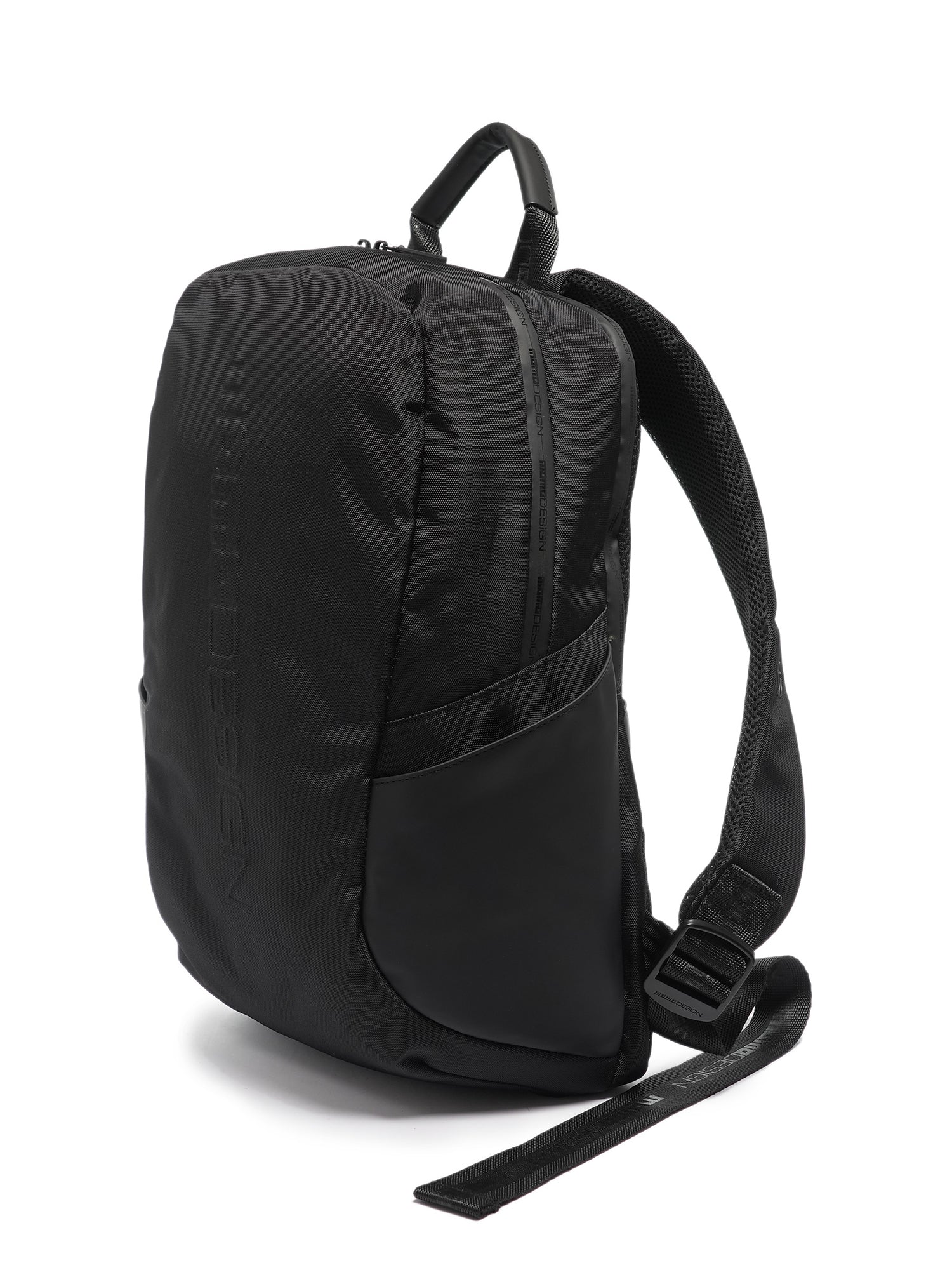 Zaino da uomo in poliuretano Casual MO-01TH -BLACK Momo Design