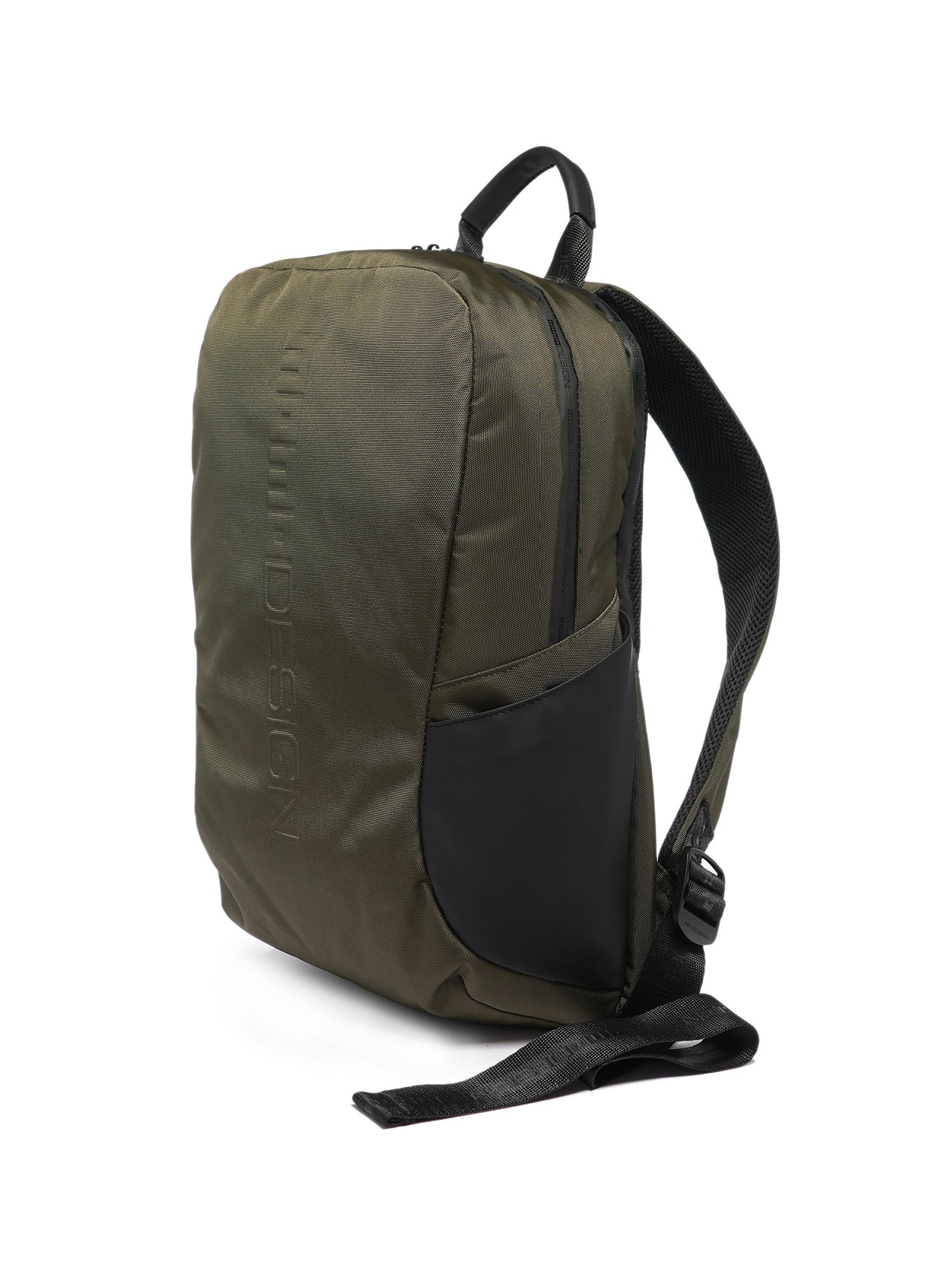 Zaino da uomo in poliuretano Casual MO-01TH -VERDE MILITARE Momo Design