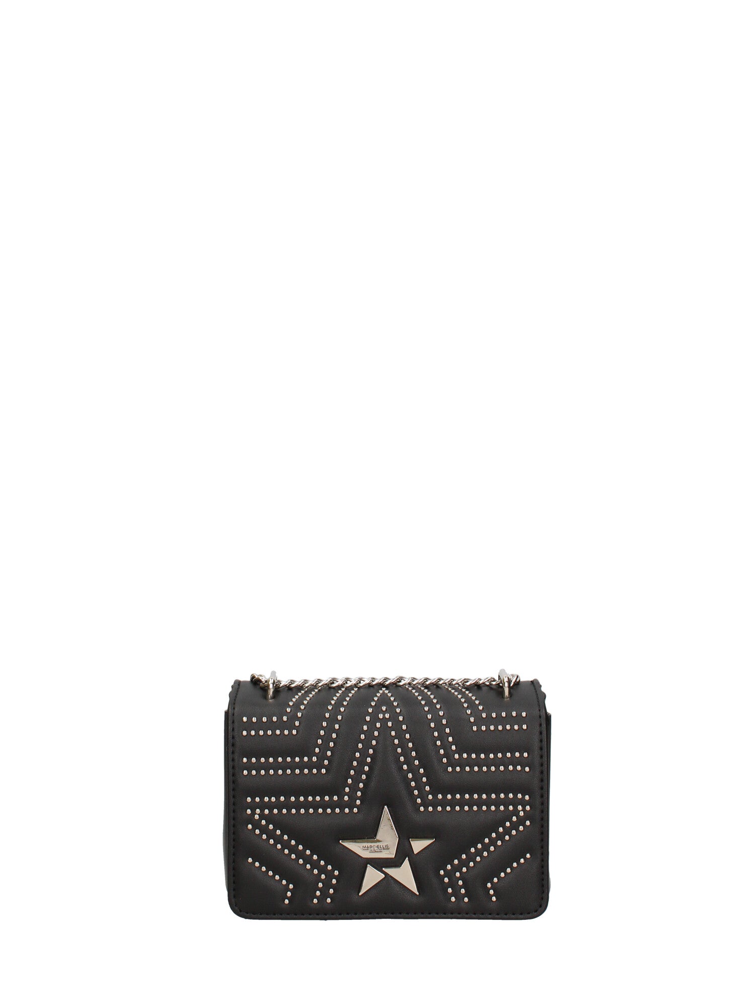 Borsa a mano da donna 100% gomma MULTI STAR S-BLACK-SILVER Marc Ellis