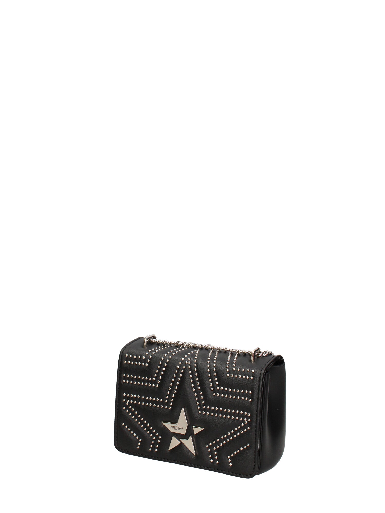 Borsa a mano da donna 100% gomma MULTI STAR S-BLACK-SILVER Marc Ellis