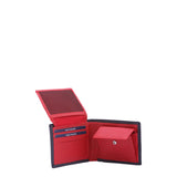 Portafoglio uomo in vera pelle Casual NAV748-9-BLU Navigare