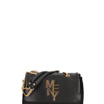Borsa a spalla da donna 100% PVC NIKITA NY-BLACK-GOLD Marc Ellis