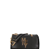 Borsa a spalla da donna 100% PVC NIKITA NY-BLACK-GOLD Marc Ellis