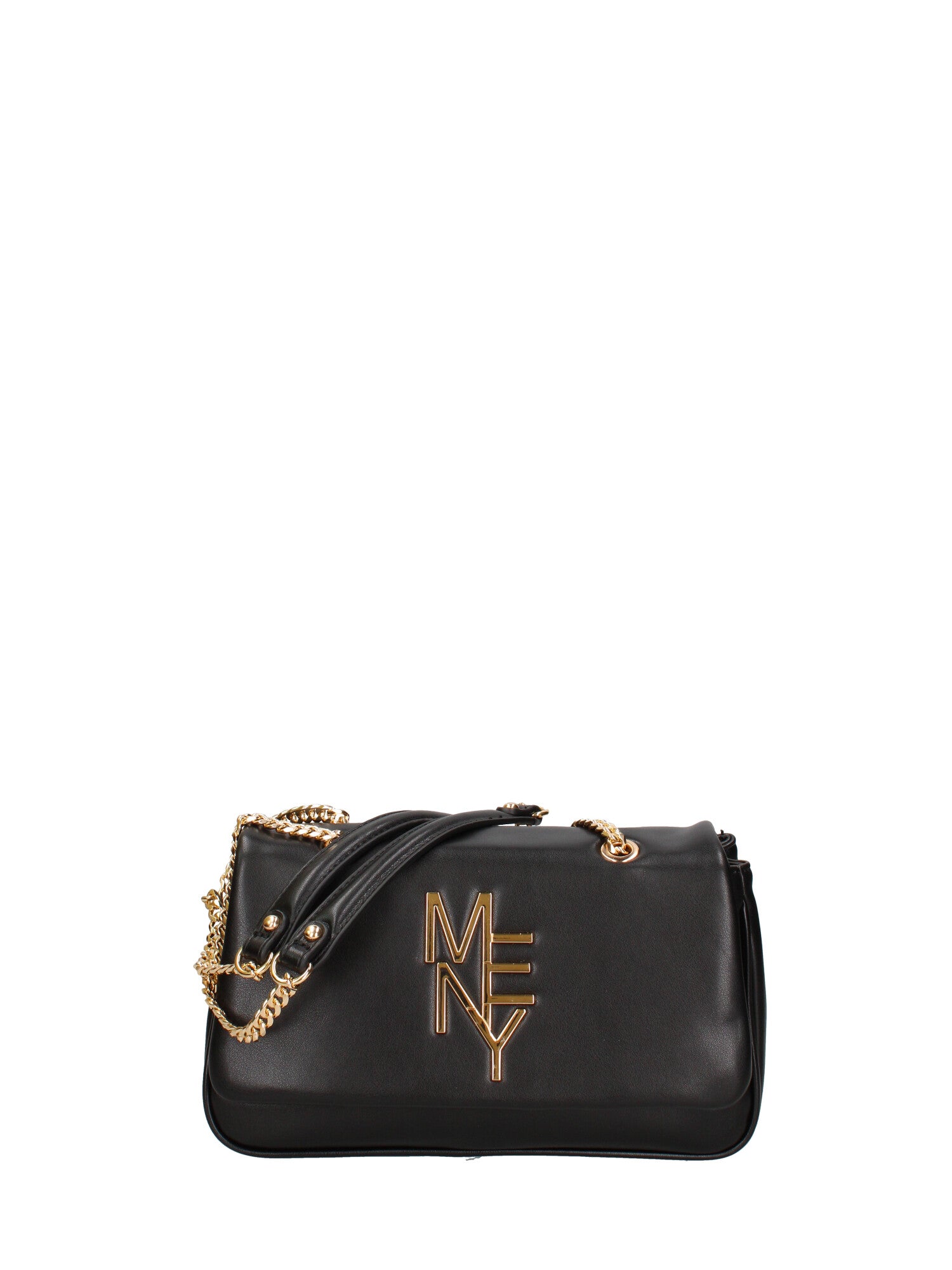 Borsa a spalla da donna 100% PVC NIKITA NY-BLACK-GOLD Marc Ellis
