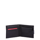 Portafoglio uomo in vera pelle Casual PC-1110-NERO ROSSO Northampton Polo Club