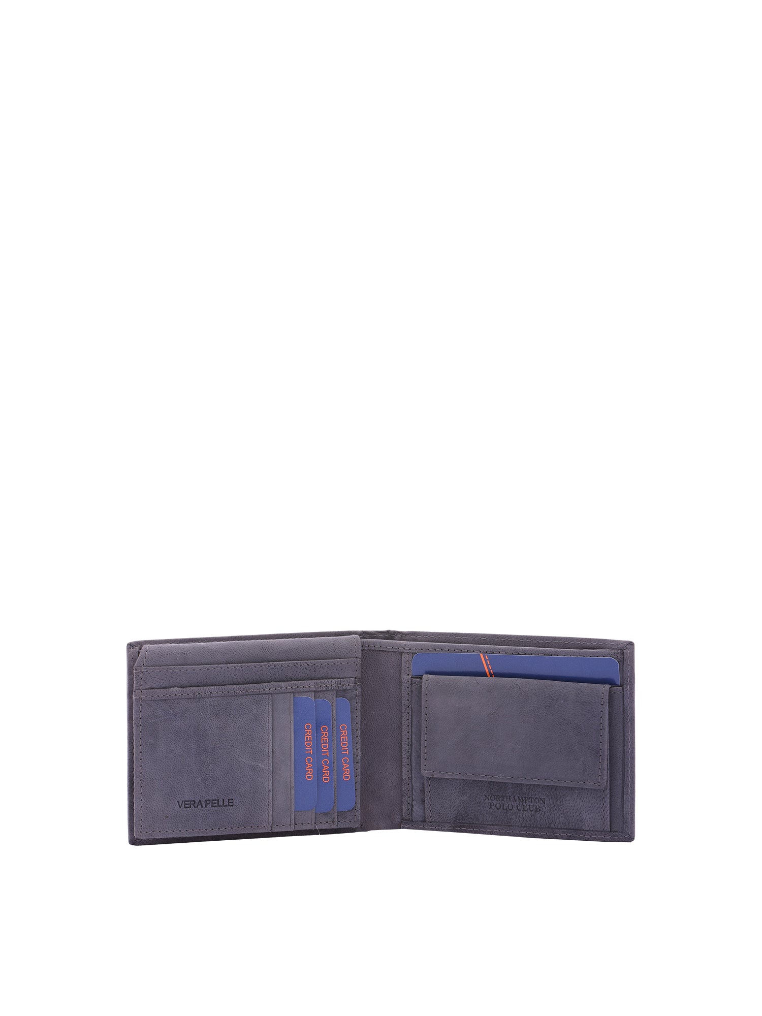 Portafoglio uomo in vera pelle 100% pelle PC02-292-BLU Northampton Polo Club