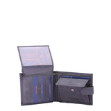Portafoglio uomo in vera pelle Casual PC03-298-BLU Northampton Polo Club