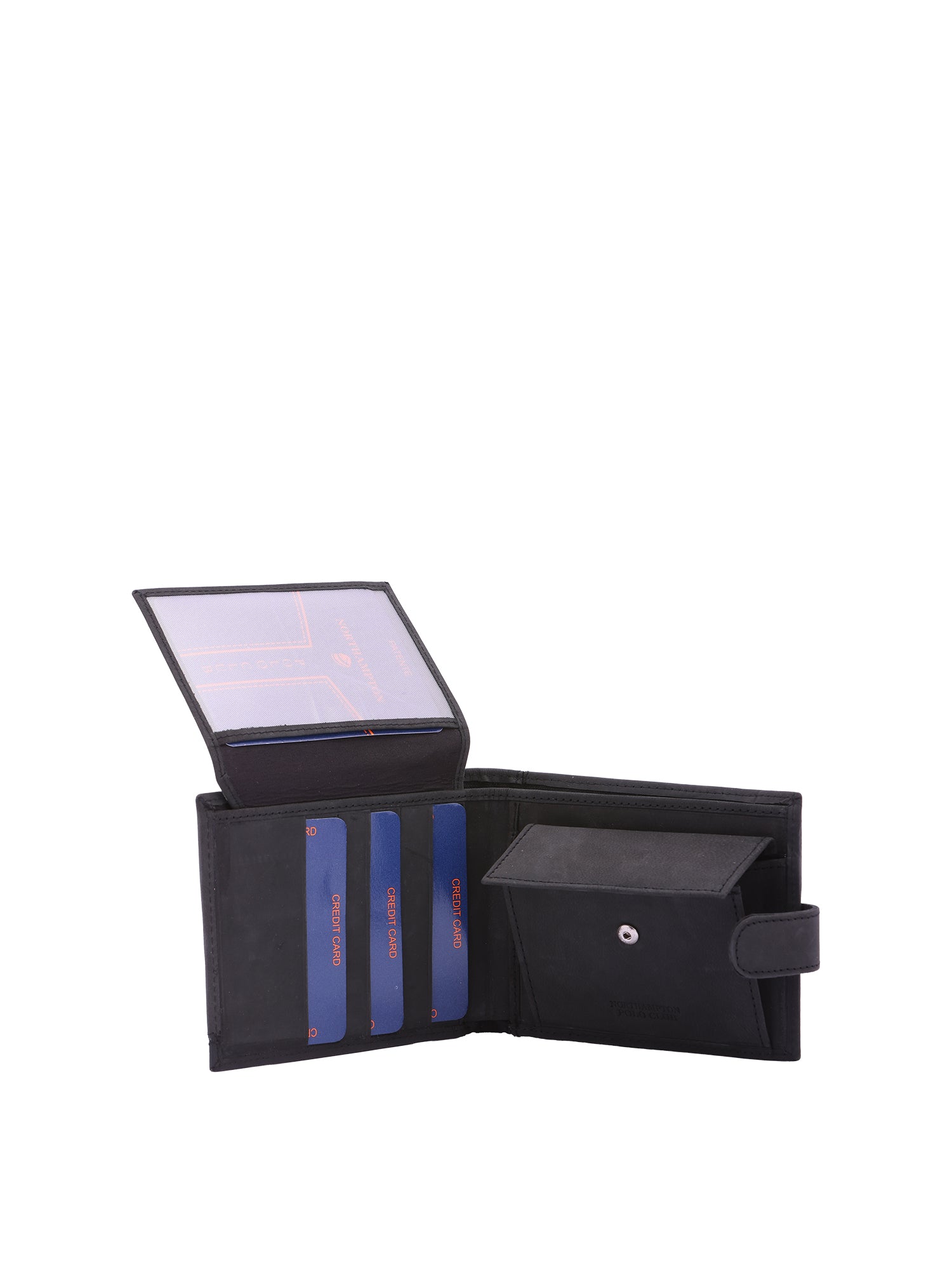 Portafoglio uomo in vera pelle Casual PC03-298-NERO Northampton Polo Club