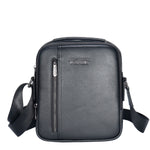Borsa a tracolla uomo vera pelle Casual PC3349-BLACK Northampton Polo Club