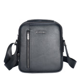 Borsa a tracolla uomo vera pelle Casual PC3349-BLACK Northampton Polo Club