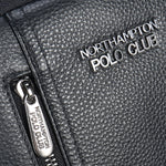 Borsa a tracolla uomo vera pelle Casual PC3349-BLACK Northampton Polo Club