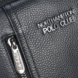 Borsa a tracolla uomo vera pelle Casual PC3349-BLACK Northampton Polo Club