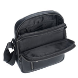 Borsa a tracolla uomo vera pelle Casual PC3349-BLACK Northampton Polo Club