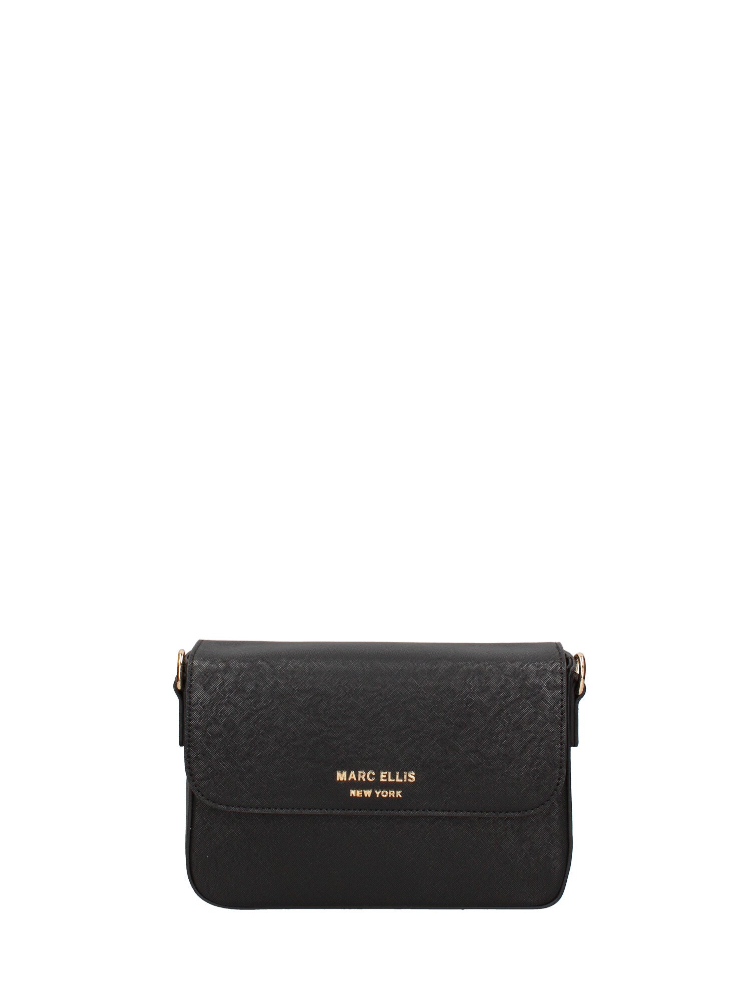 Borsa a mano da donna PVC & Poliestere RUBY -BLACK-GOLD Marc Ellis