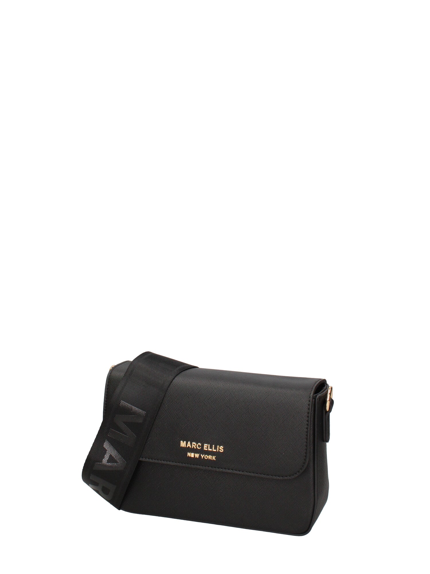 Borsa a mano da donna PVC & Poliestere RUBY -BLACK-GOLD Marc Ellis