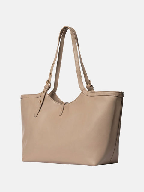 Borsa a Spalla in Pelle Vegana Cognac